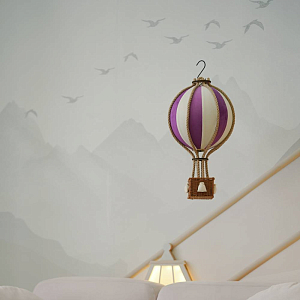 Декоративный воздушный шар MyMongolfier, пурпурный, 25 см